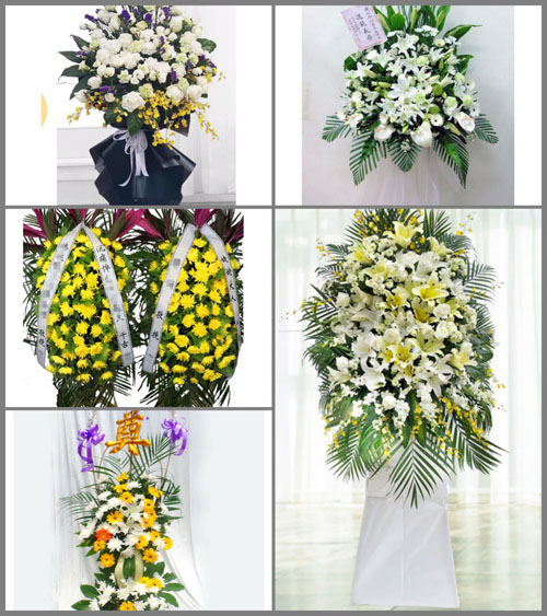 北京平谷区夏各庄镇白事花篮预定